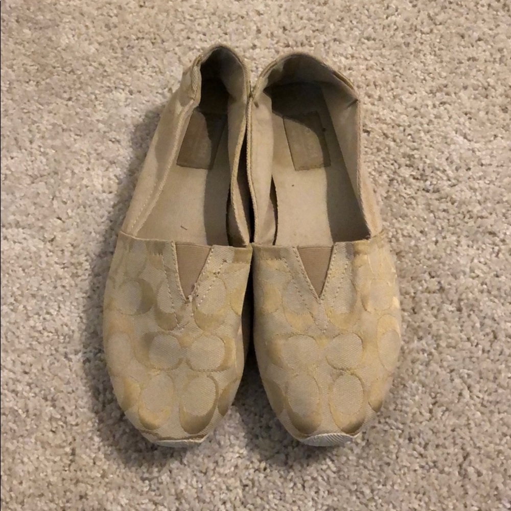 Coach Signature Canvas Espadrilles